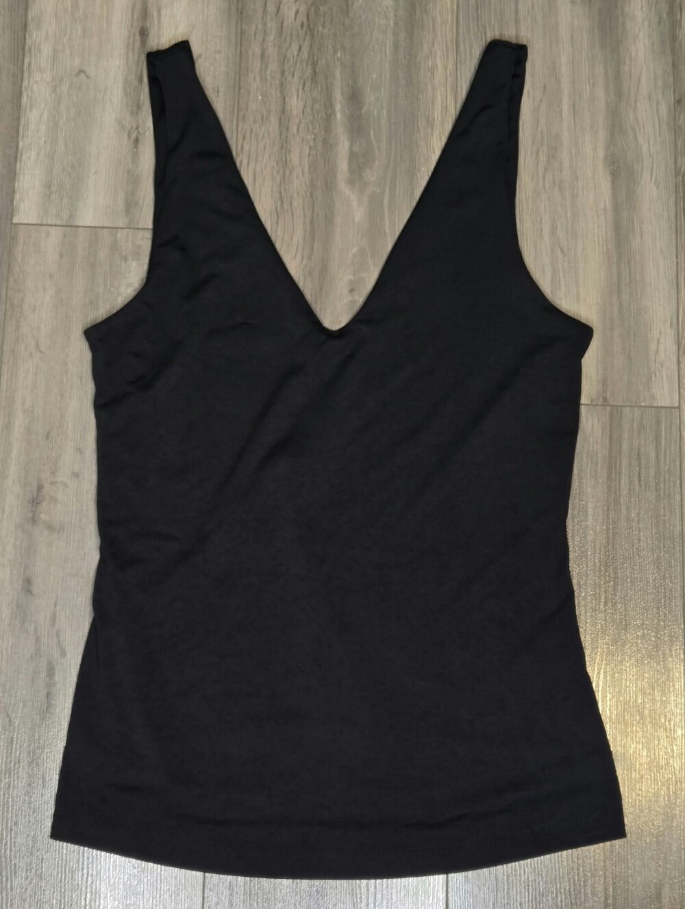Dynamite Black V-Neck Tank Top